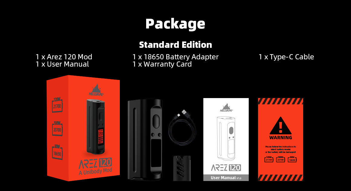 Arez 120 Mod - Standard Package